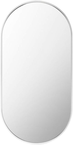 Soyla Modern Metallic Silver Wall Mirror