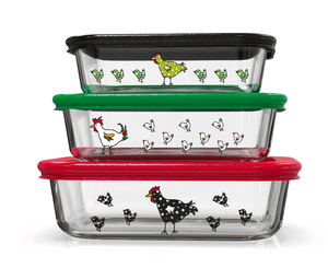 Rectangular Rooster Set
