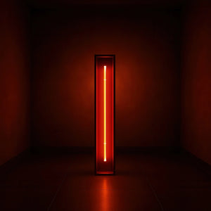 Redwood Radiance Lamp | Tall LED Strip Wooden Lamp