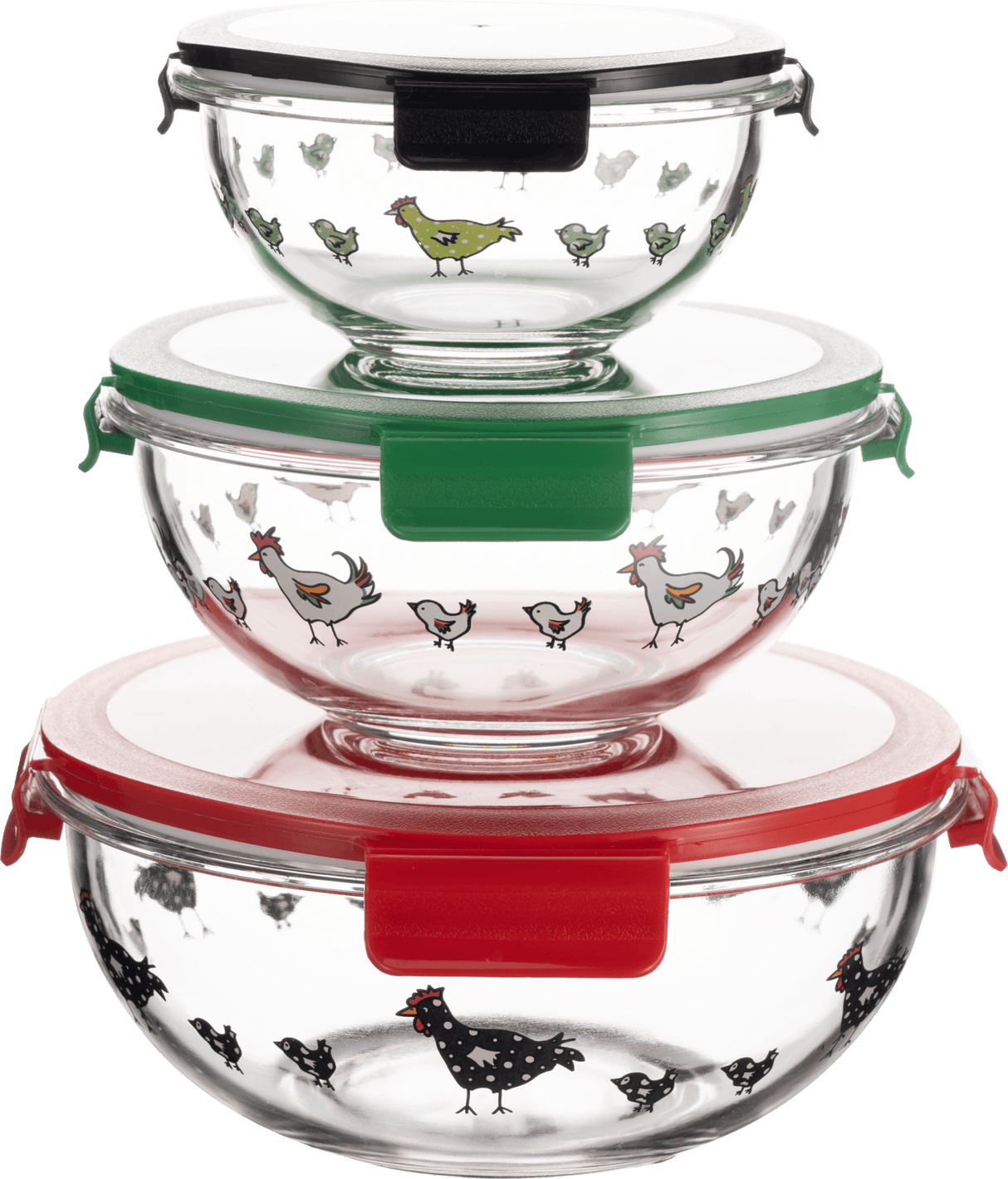 Salient Rooster Bowl Set