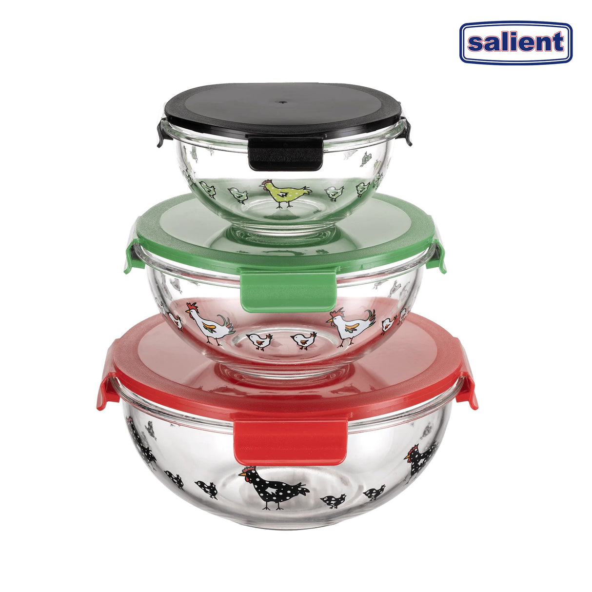 Salient Rooster Bowl Set