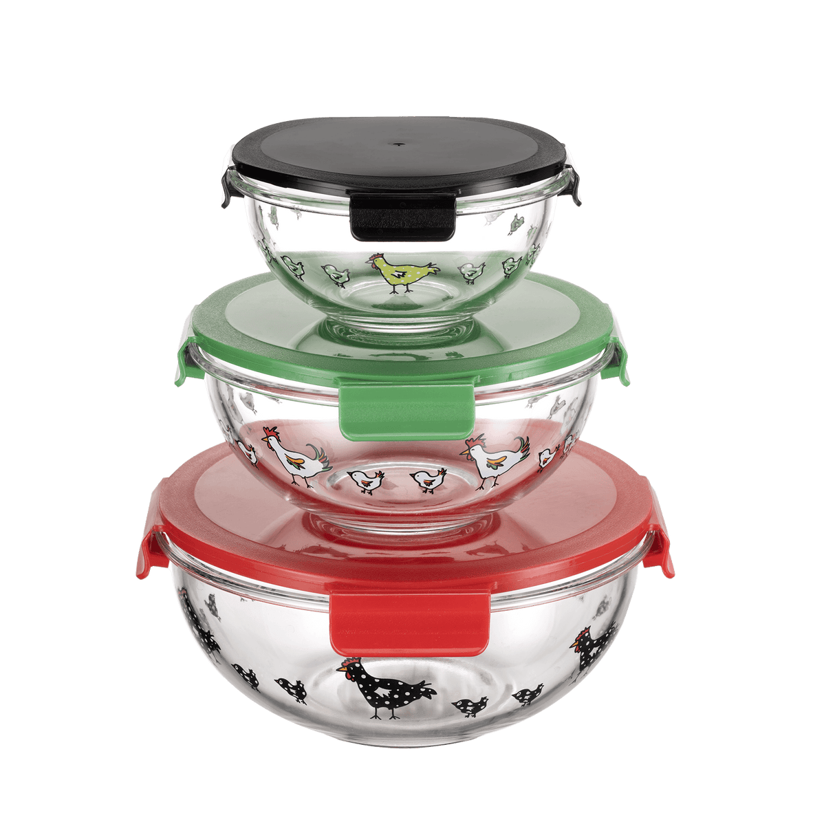 Salient Rooster Bowl Set
