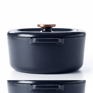 Enameled Cast Iron Round Dutch Oven, 5-Qt