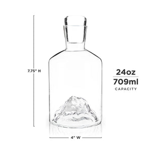 Mountain Crystal Liquor Decanter