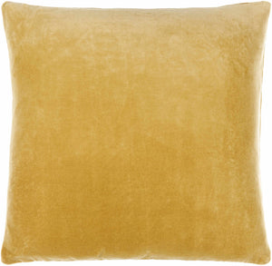 Rahiq Yellow Border Cotton Throw Pillow