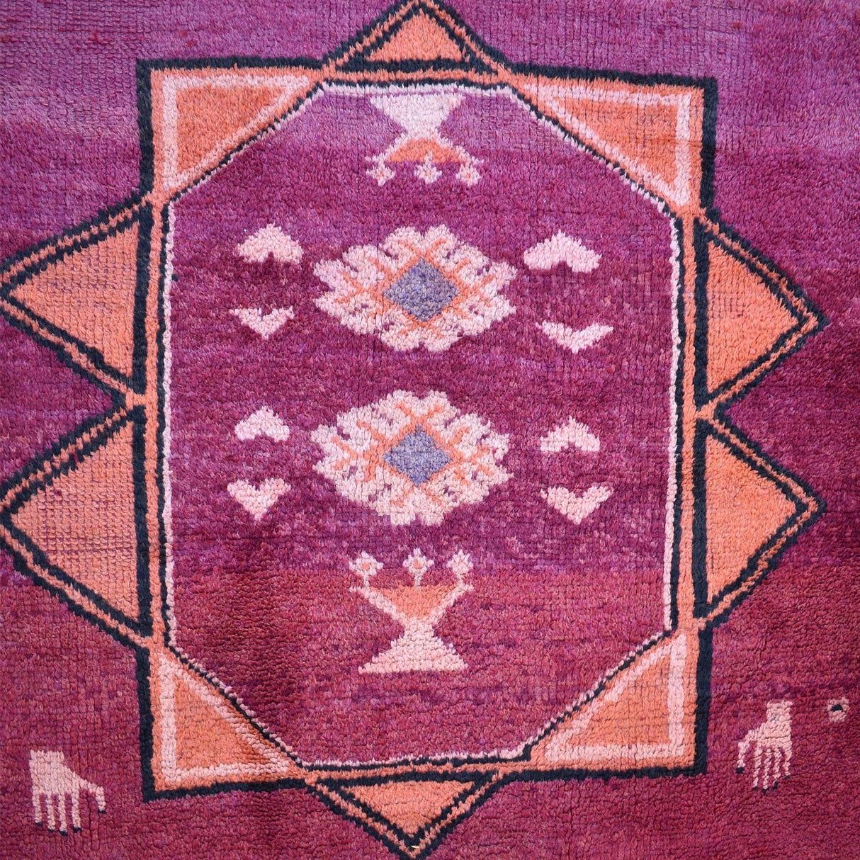 Boujamaa Hand-Knotted Wool Moroccan Rug | 5'5" x 12'10"