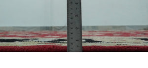 Rust, Olive and Black Hand Knotted Traditional Oriental Custom Made Wool Area Rug