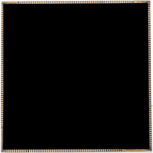 Louviere Modern Gold Wall Mirror