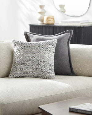 Renny Cozy Textured Throw Pillow