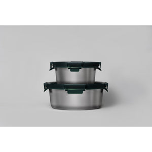 Microwave Safe Stainless Steel Container (RD)