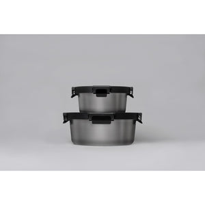 Microwave Safe Stainless Steel Container (RD)