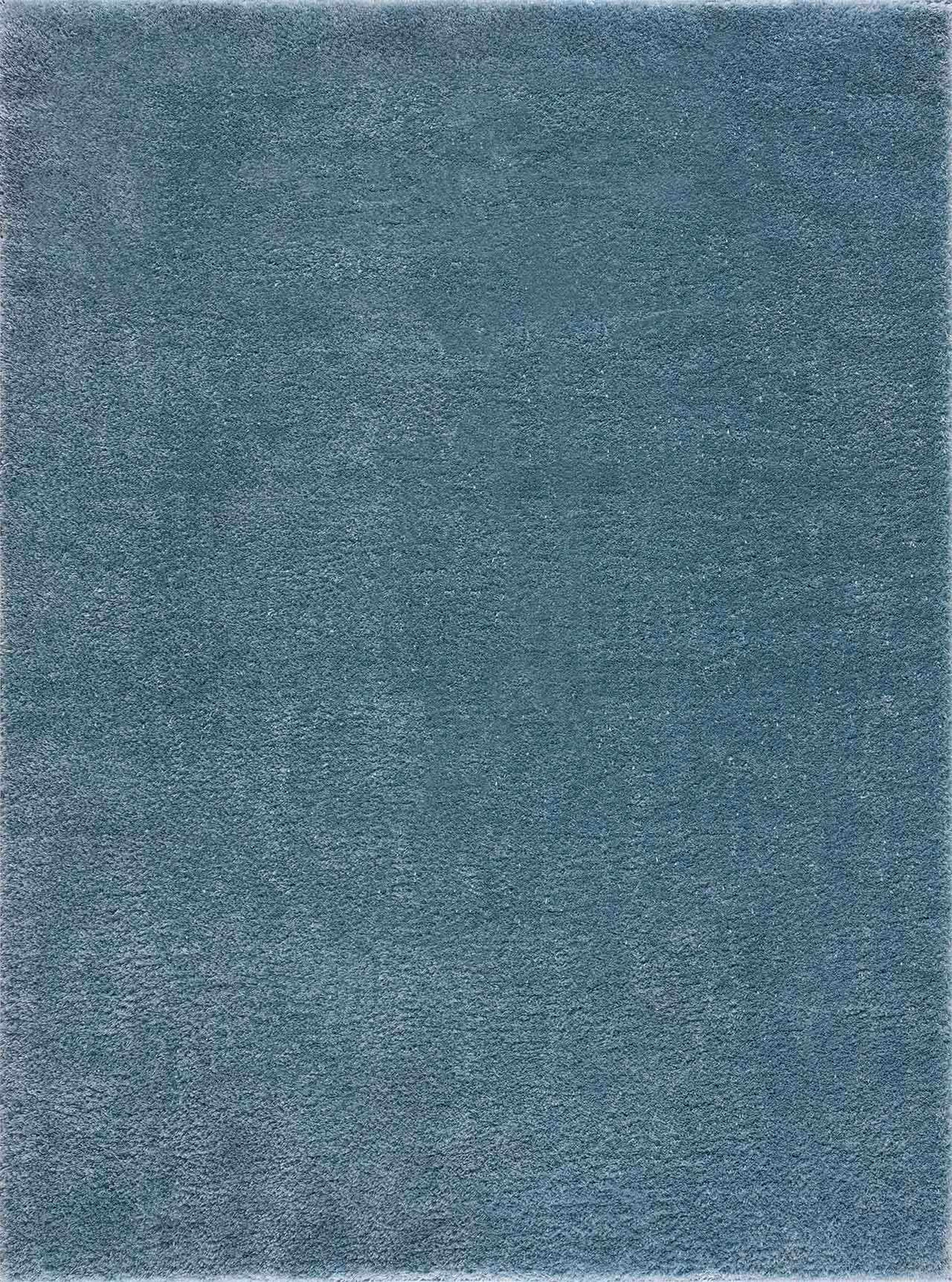 Heavenly Solid Blue Plush Rug - Clearance