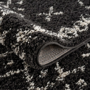 Thetford Black Berber Shag Rug - Clearance