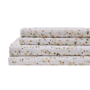 Watercolor Floral Sheet Set - Delia Collection