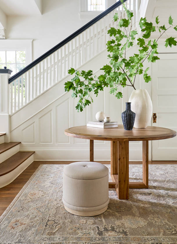 Rossi Brown Ottoman