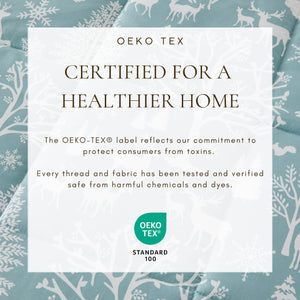 Reversible Christmas Comforter and Sham Set - Holiday / Lodge Odette Collection