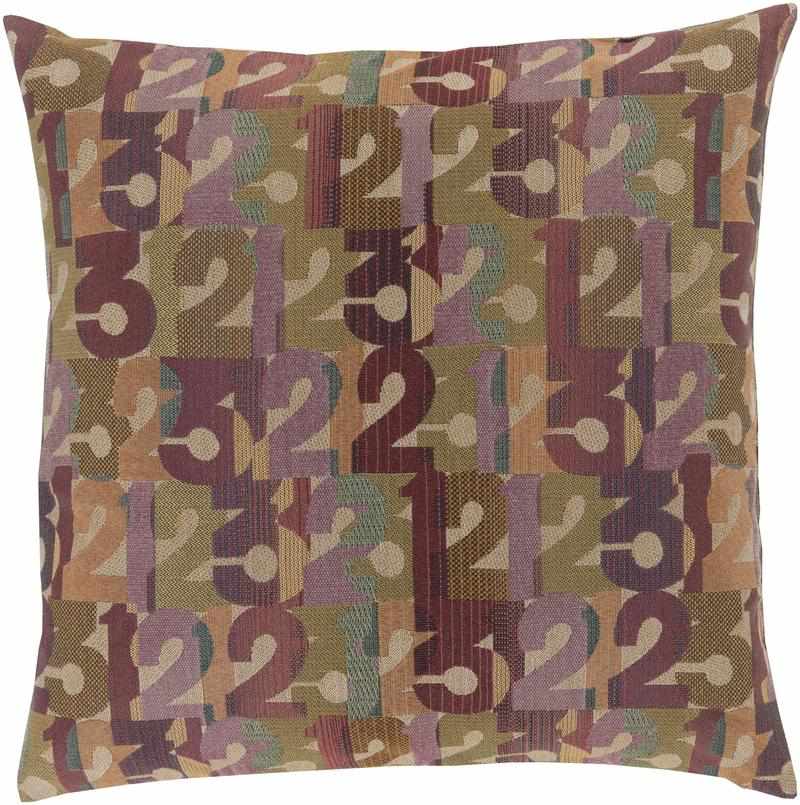 Ankum Dark Purple Pillow Cover