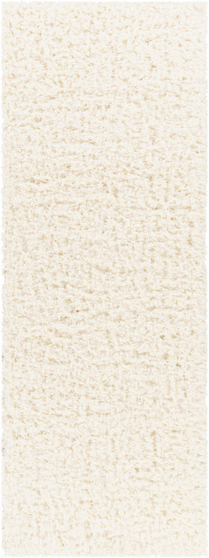 Siari Solid Cream Plush Rug