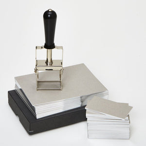 Self-Inking Custom Rubber Stamp: Nickel+Black