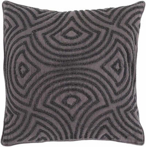 Baars Charcoal Pillow Cover