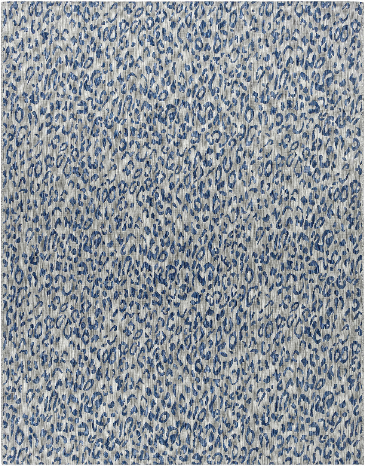 Skipsea Blue Leopard Performance Rug