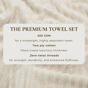 Luxury Cotton Towels - Karina Collection