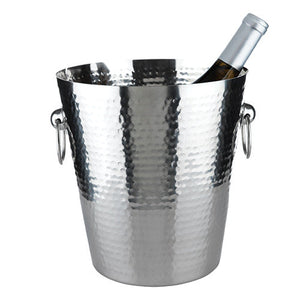 Irving Stainless Steel Hammered Ice Bucket