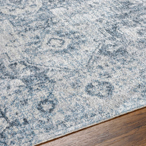 Ankti Aqua Washable Area Rug - Clearance