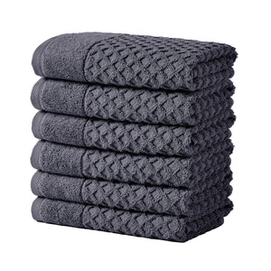 Cotton Diamond Waffle Weave Bath Towel Set - Grayson Collection