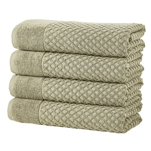 Cotton Diamond Waffle Weave Bath Towel Set - Grayson Collection