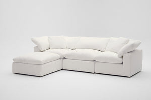 4-Cube Modular Sectional Chaise