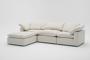 4-Cube Modular Sectional Chaise