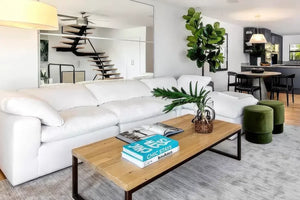 4-Cube Ottoman Chaise Sectional