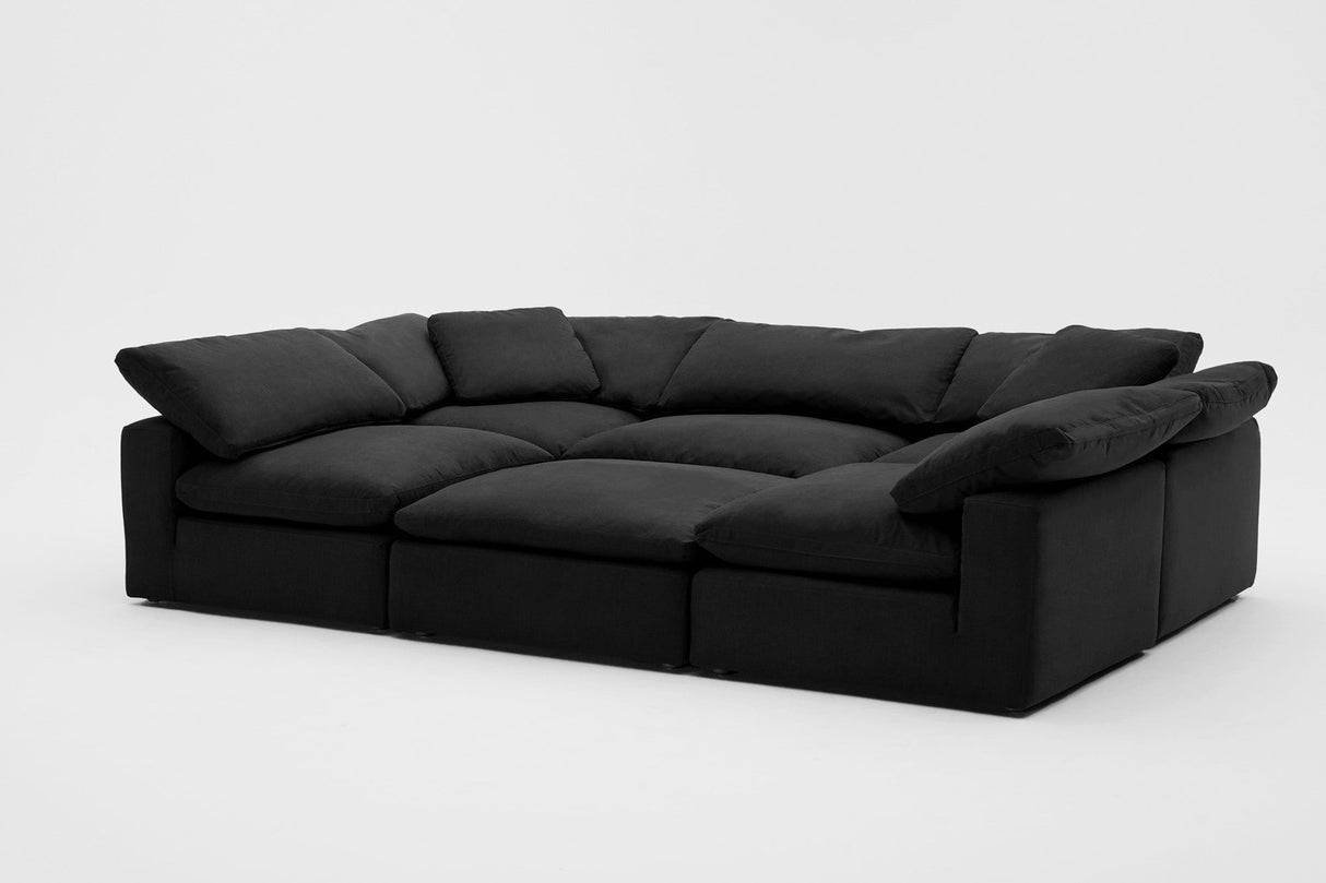 6-Cube Sectional or Iconic Movie Pit