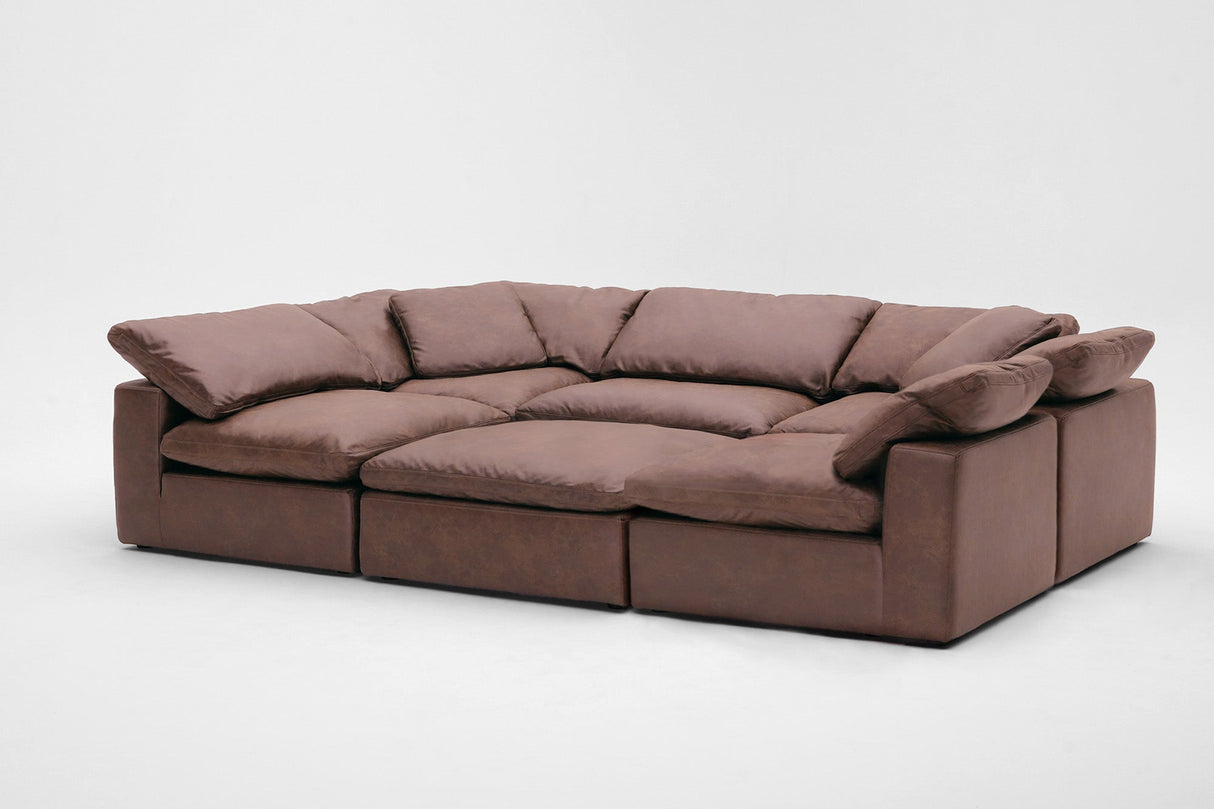 6-Cube Sectional or Iconic Movie Pit