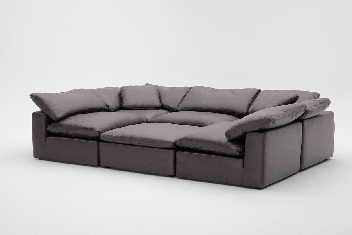 6-Cube Sectional or Iconic Movie Pit