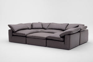 6-Cube Sectional or Iconic Movie Pit