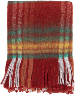 Andorf Bright Red Throw