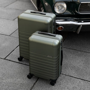 Essential Collection Suitcase Dark Olive Metallic