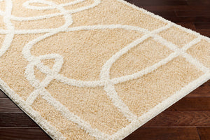 Gilon Camel Plush Area Rug - Clearance