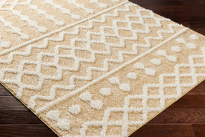 Ilyas Camel Plush Area Rug - Clearance