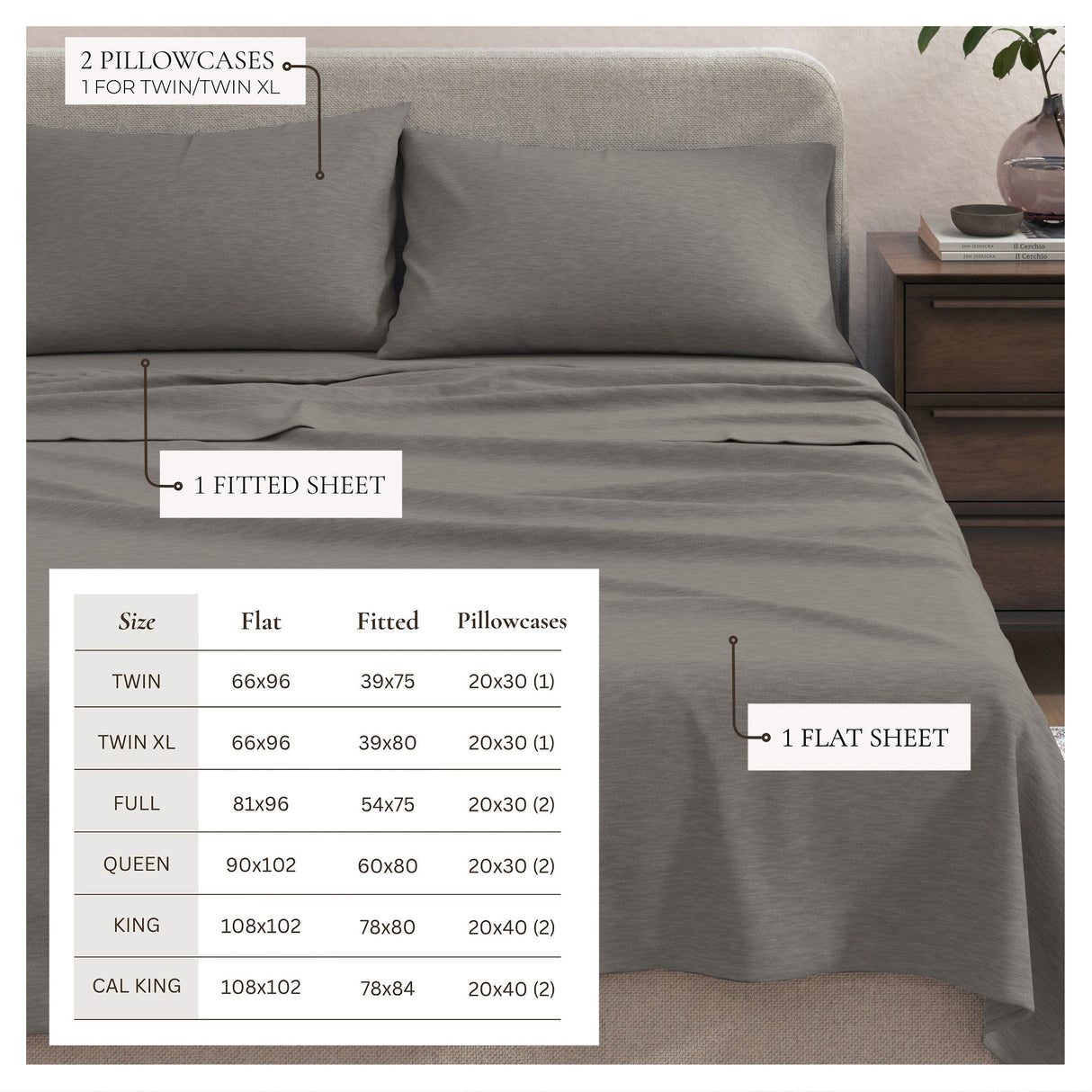 4-Piece Jersey Sheet - Carmen Collection