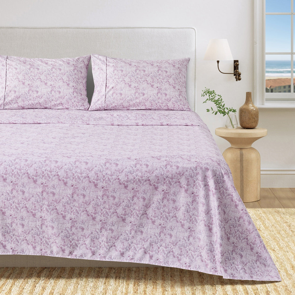 Watercolor Floral Sheet Set - Delia Collection