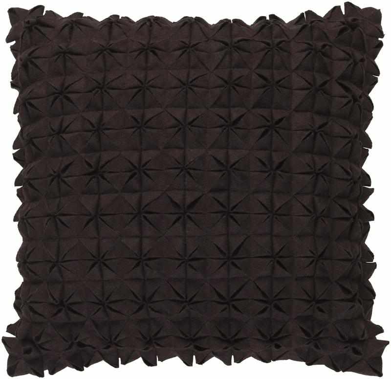Genne Dark Brown Pillow Cover