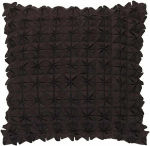 Genne Dark Brown Pillow Cover