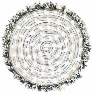 Fulpmes White Ottoman