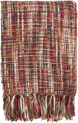 Fraham Bright Red Throw
