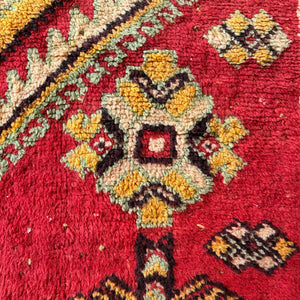 Cris Vintage Moroccan Taznakht Rug | 3'4" x 6'3"