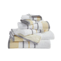 Decorative Cotton Stripe Bath Towel Set - Noelle Collection