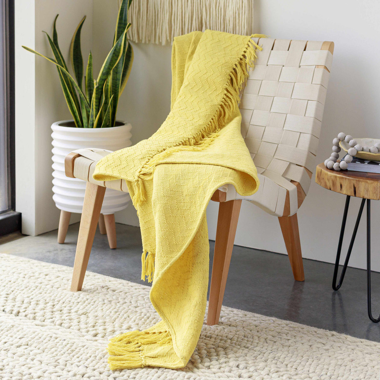 Krispl Bright Yellow Throw